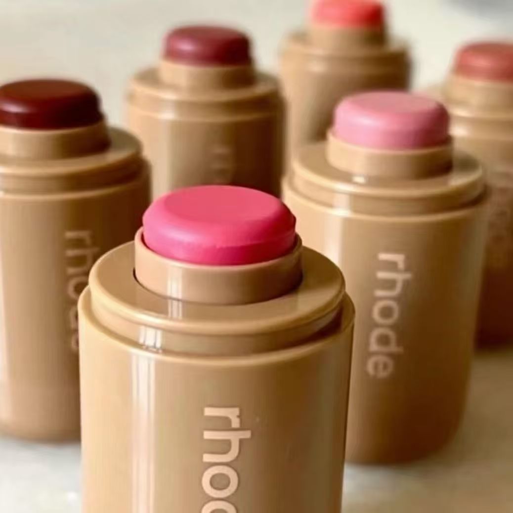 RHODE Makeup Toast New Cheek Blush Cream Blusher Stick Lip Gloss Phone Case For iPhone INS SALTY TAN Raspberry Espresso Lipstick