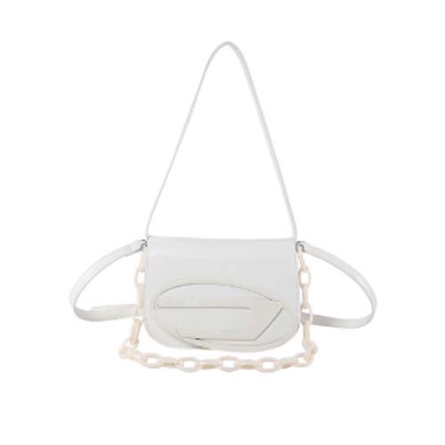 Designer bag Fashion women's leather embossed crossbody bag old flower chain handbag letter striped luxury half moon bag handbag crossbody bag Hobo bag luxury walle