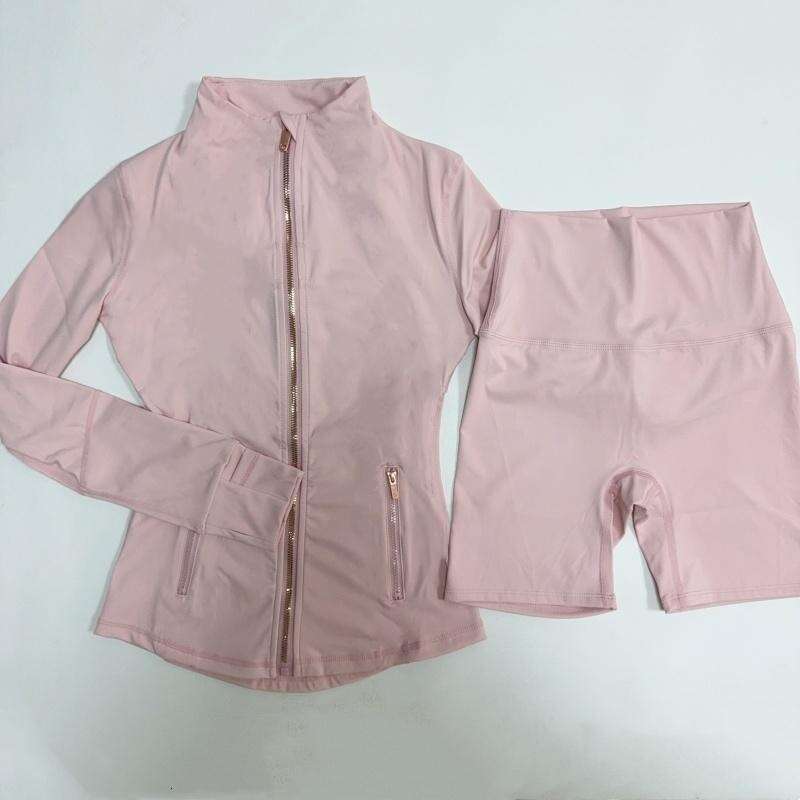 Workout Set Women Designer Yoga Sets Jackets Shorts Leggings Flared Pants Push Up Fiess Sets High Waist Sports Jackets Sportswear Outfits Gym Suits Tr