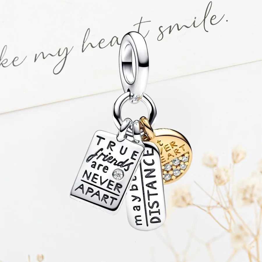 2025 Gold Safety Chain Sparkling Clip Rose Friendship Hearts Charm Beads Fit Original 925 Silver Bracelet DIY Women JewelryXJ250523