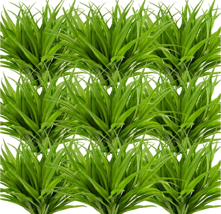 UV resistant outdoor artificial plants - tall grass, tropical flowers and shrubs - perfect for year-round and indoor