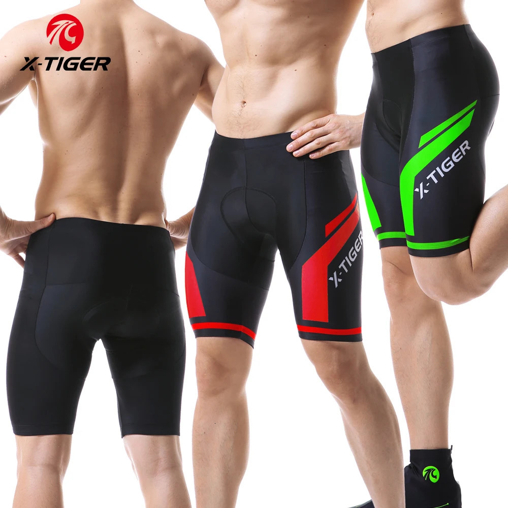 X-TIGER Mens Cycling Shorts Coolmax 5D Padded Bicycles Riding Pants Shockproof Bike Shorts Biking Cycle Wear Tights 250519