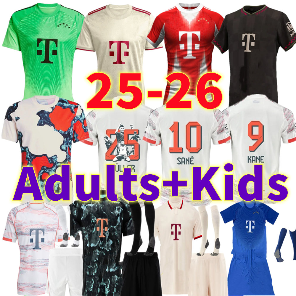 16-4XL 25- 26 Bayerns KANE Soccer Jerseys 125th Munich Beer Festival MUSIALA OLISE COMAN KIMMICH MULLER SANE fg GNABRY Children's Set Edition NEUER Football hirt