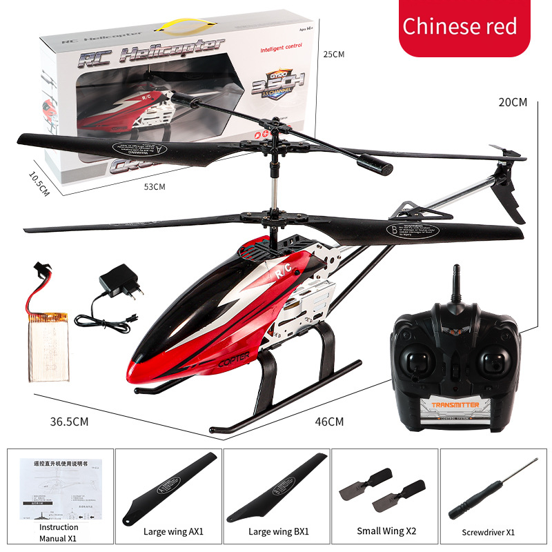 Free shipping aircraft 3.5-channel built-in gyroscope remote-controlled helicopter model toy
