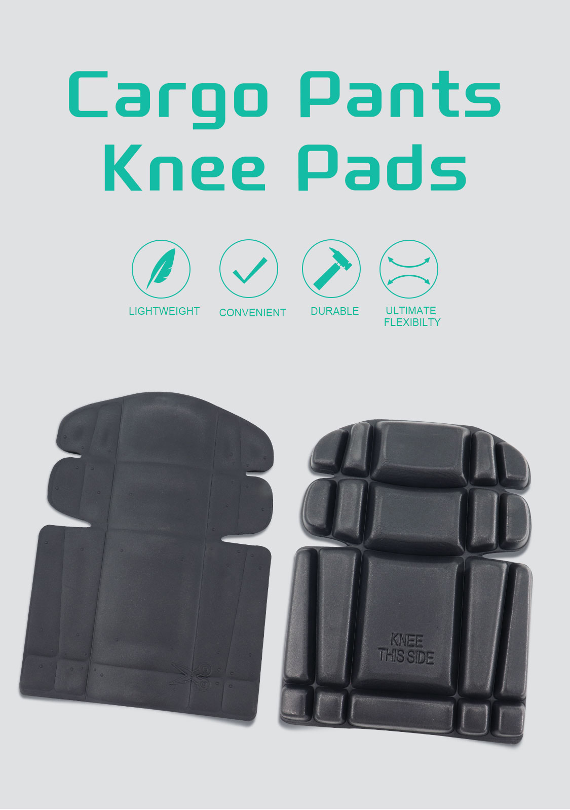 Ergonomically Designed Durable Knee Pads with Enhanced Comfort for All-Day Use