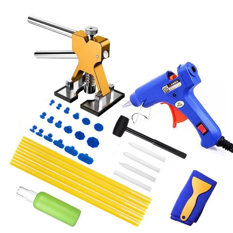 Professional Grade Paintless Dent Repair Kit - Precision Motor Vehicle & Bike Damage Fixing Supplies