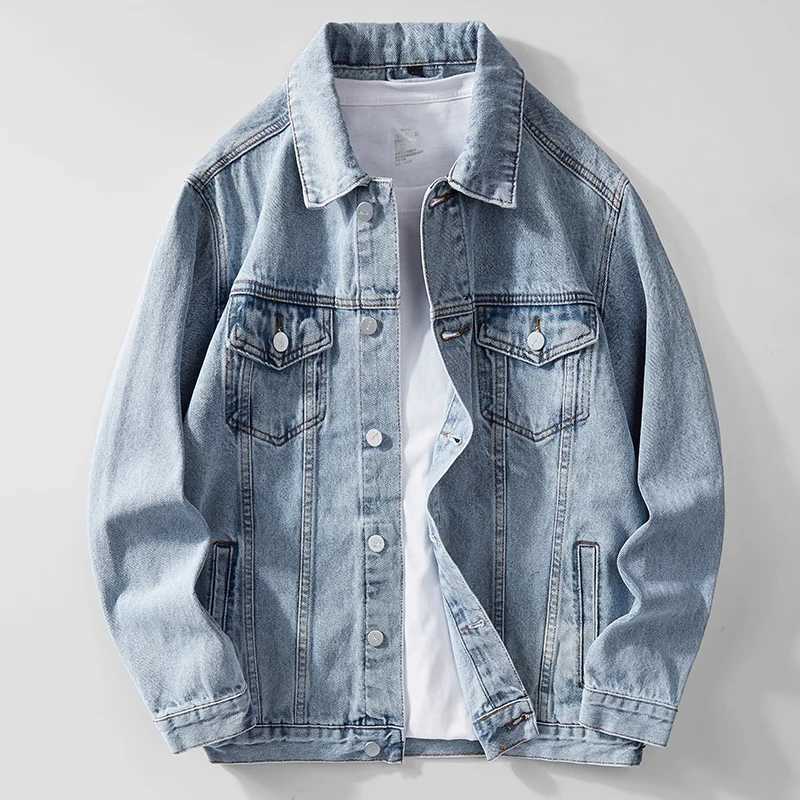 2025 spring fashion coat men fashion Jean Jackets men Outerwear Warm Denim Coatsautumn men Denim Jacket full size M-5XL W250524