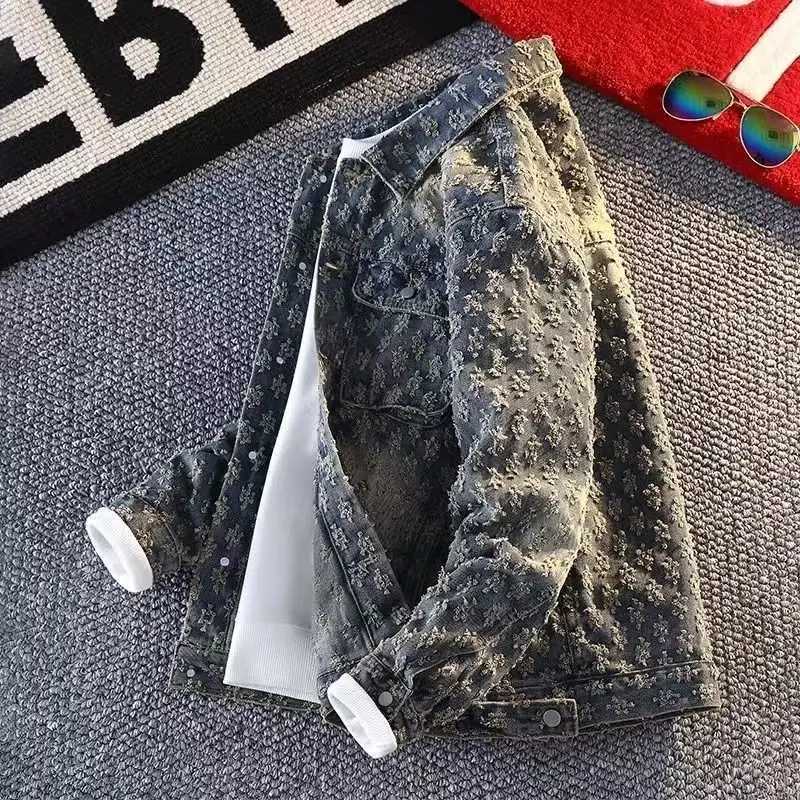 2025 autumn new style classical denim coat men fashion Jean Jackets men Outerwear Denim Coatsspring men Denim Jacket men W250524