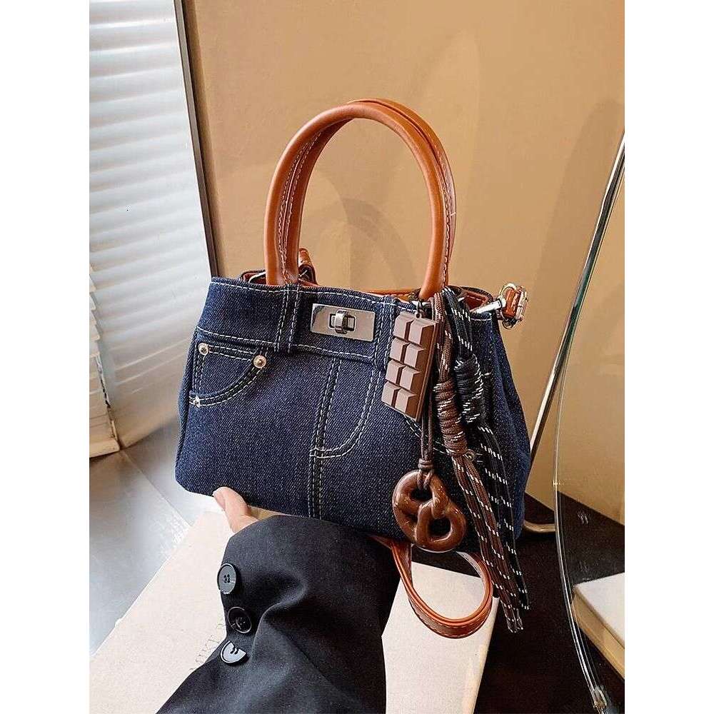 Denim pants handbag tote bag crossbody bag
