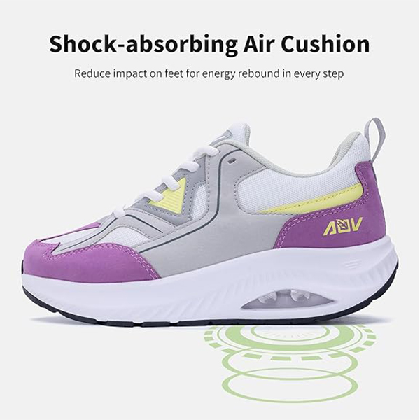 Designer Shoes AOV Wide Toe Box Shoes Women Arch Support Walking Shoes for Plantar Fasciitis Orthotic Tennis Sneakers