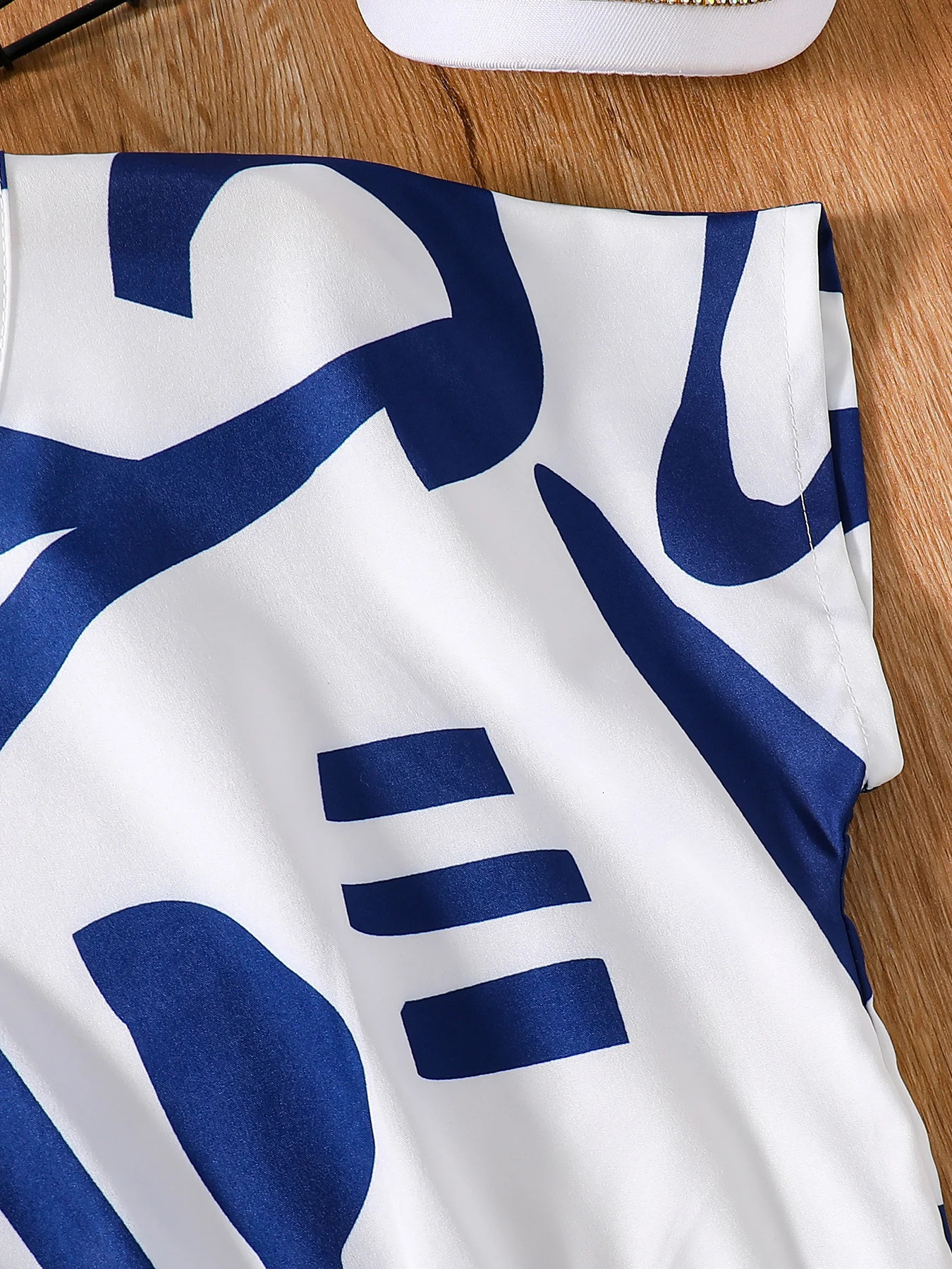 Spring and summer cute girl clothing fashion 2piece outdoor casual white striped round neck Tshirt set 250517z