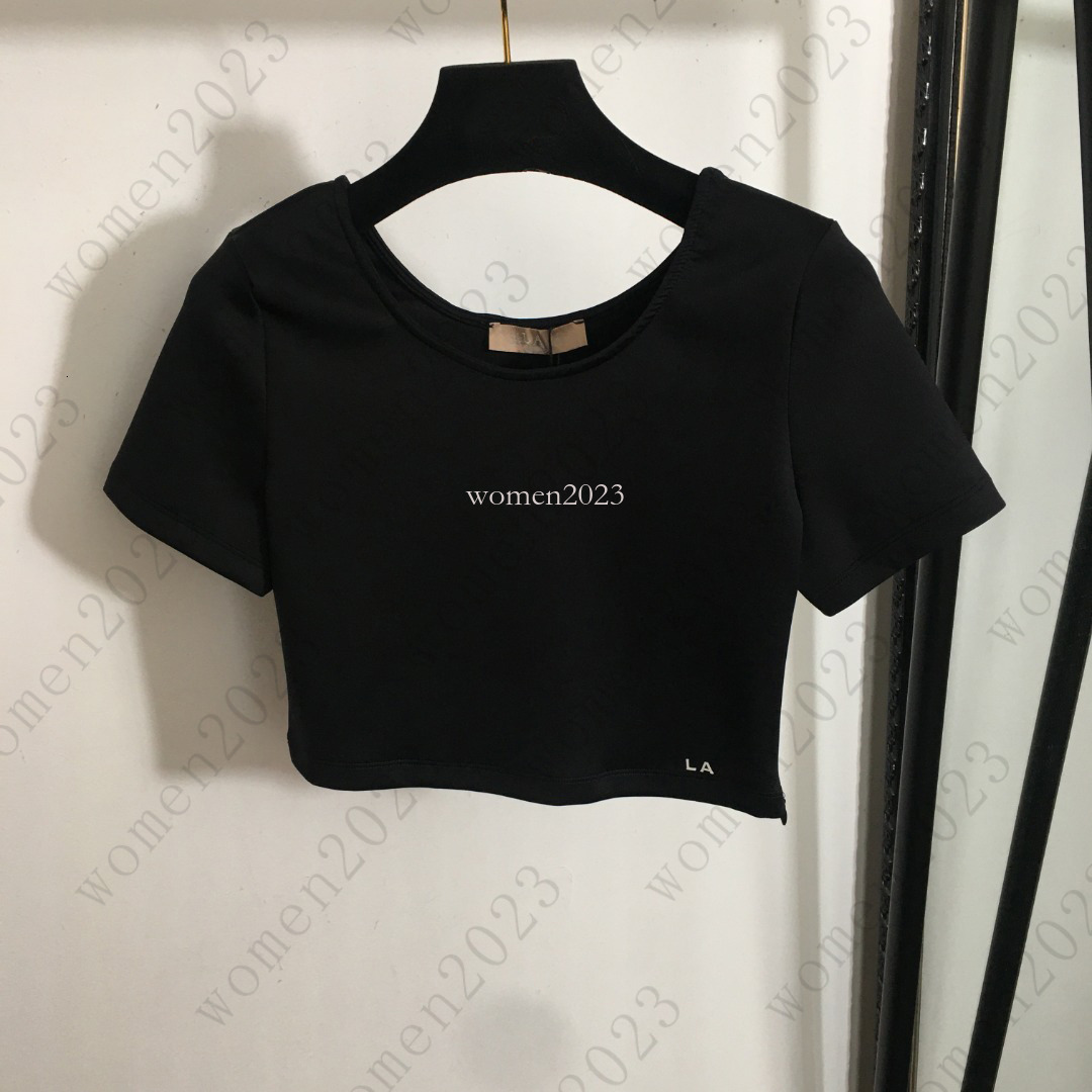 Brand T-shirt Women t-shirt Designer women yoga tshirt Fashion LOGO casual sport short tshirt vacation T-shirt May 24