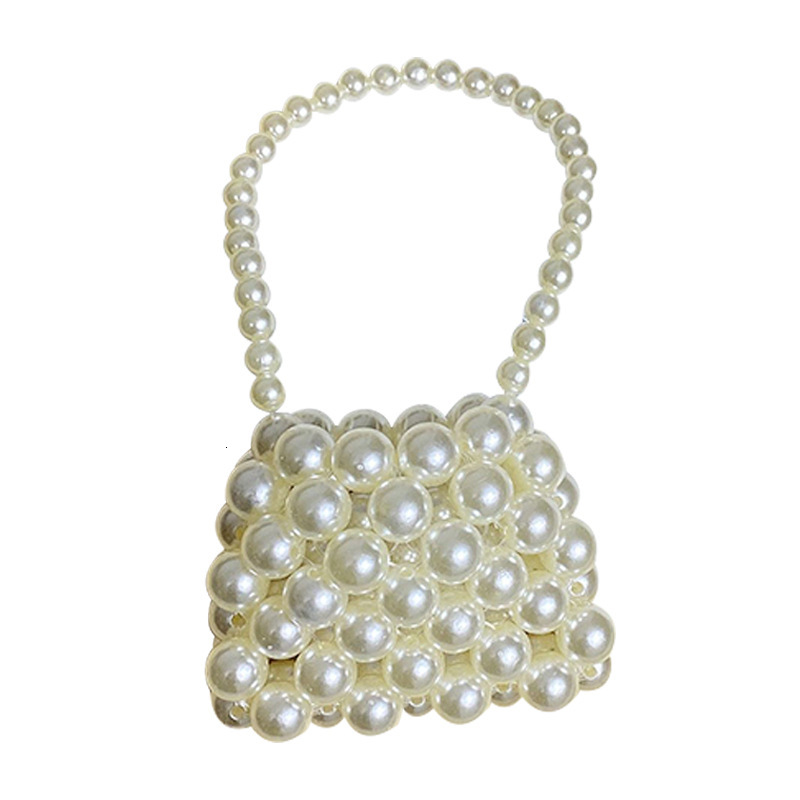 Summer women fashion s small cross functional mini hand woven fashion pearl bag designer fashion crossbody bag fashion trend handbag