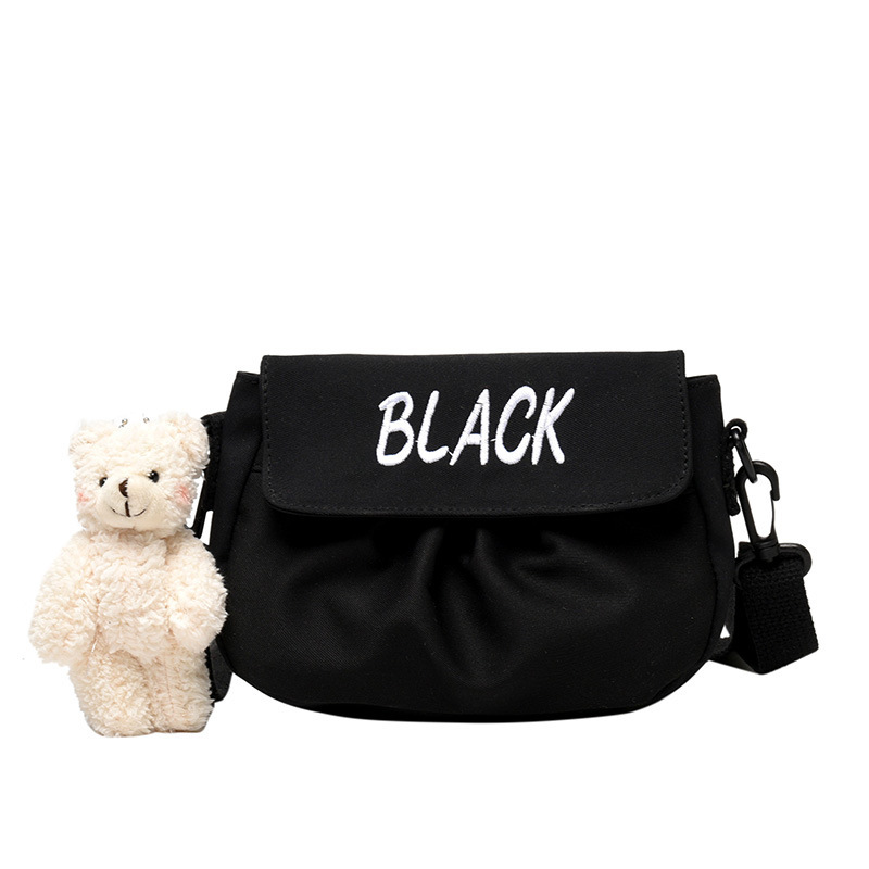 Nylon shoulder women's fashionable printed letter crossbody bag multifunctional Korean version trend mobile wallet designer shoulder bag