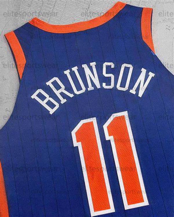33 EWING 2025 Basketball Jersey 11Brunson Hart Bridges Anunoby Achiuwa Custom Jerseys Sweatshirt - Embroidered