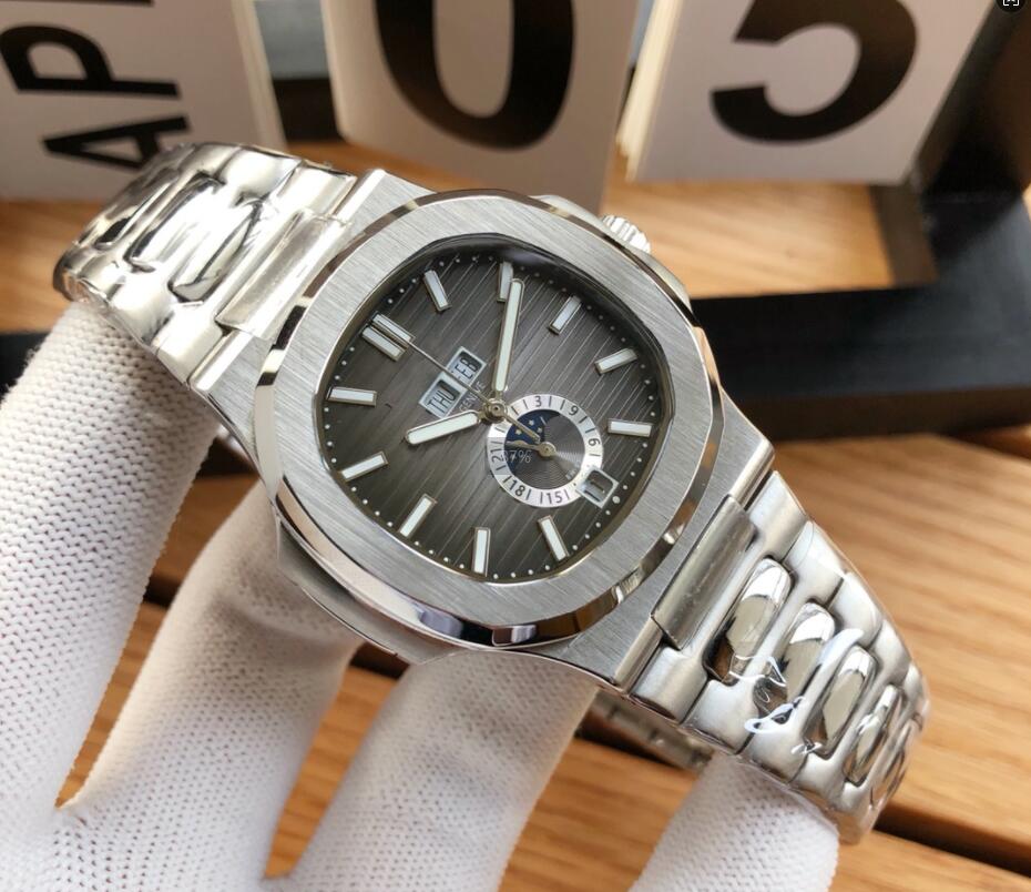 Brand New Men Aquanaut nautilussity 5726 Series wristwatches Men's Automatic Mechanical watches women Luxury Watch Brown Dial Rose Gold Stainless Steel Strap #139