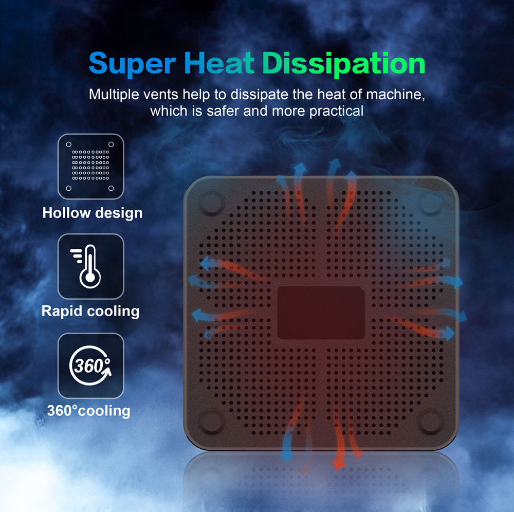 Mortal T1 MINI WIFI6 Voice Control Smart TV Box Android 14 RK3518 Home Theater 2G 16G Bluetooth 4K TV Set Top Box