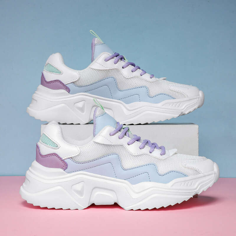 Designer Women's Shoes, Dad's Shoes, 2025 Summer Sports Shoes, Running Shoes, Student Walking Shoes, Height Increasing Thick Soled Mesh Shoe