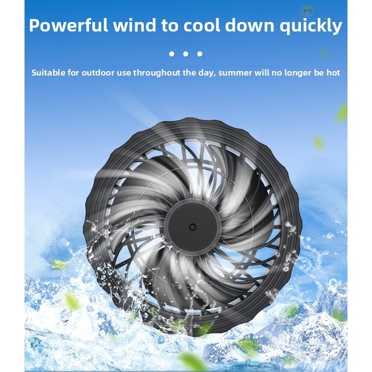 Summer Cool Ice Silk Thin Section Jacket with Fan Sunscreen Clothing Cooling and Ventilating Work Clothes Fishing Clothes Breathable UV Protection Shi