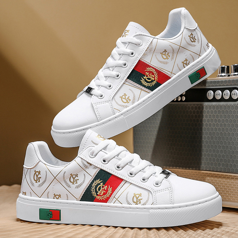 2025 Best Selling Fashion Round head printing Print Mens Casual Sneakers Premium Comfortable Trendy Sports Shoes Free Shipping