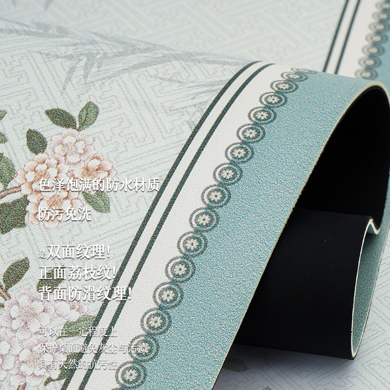 Tablecloth waterproof and oil-proof washable leather coffee table table mat dining table cloth GF7X01