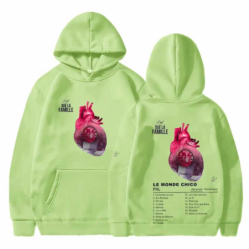 Rapper PNL Hoodie Le Monde Chico Album Sweatshirt Popular Unisex Comfortable Casual Clothing Fleece Our Aldult Hoody W250524