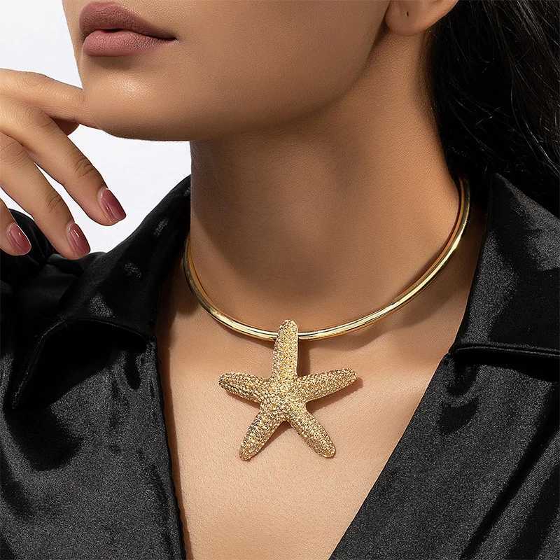 Metal Tube Star Necklace For Women Chokers Holiday Accories Fashion Jewelry Wholesales Gifts Train Designer New Styles C1456 XJ250524