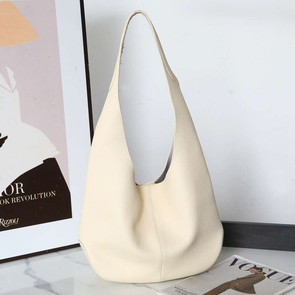 Tote Bag New European And American Large-Capacity Underarm Tote Bags With Cowhide Leather Women's Cross-Border Versatile Shoulder Bag Lady Bags