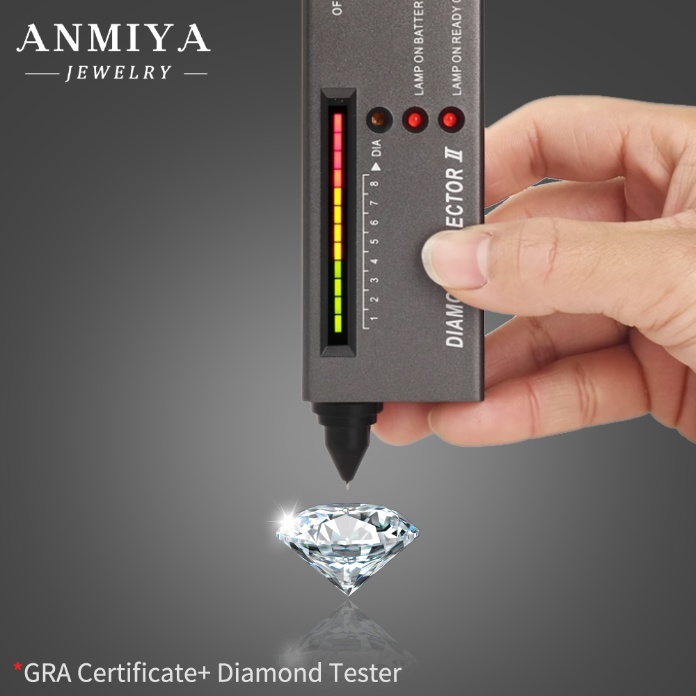 Wholesale Sparkling Silver Jewelry Silver-Plated 925 Sterling Silver Princess-Cut Moissanite Ring for Wedding Accessories
