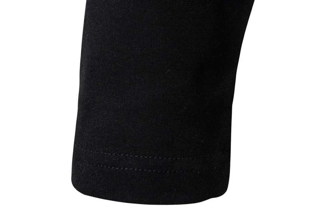 Fashion Jackets for Men Spring New Stand Up Neck Slim Fit Knitted Shirt Panel Leather Knitted Shirt for Men W250524