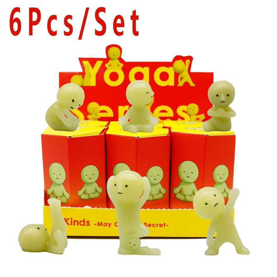 New SMISKI Blind Box Noctilucent Green Doll Mystery Box Action Figures Decoration Fans Children Christmas Birthday Gift Z250524