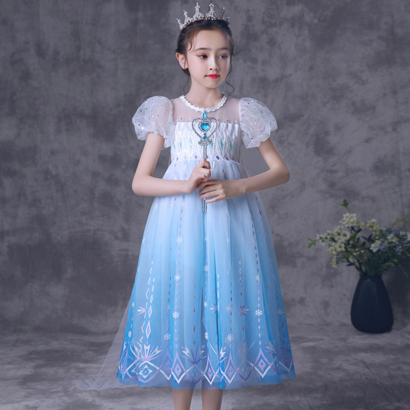 Disney girls' dress little girl's skirt spring autumn summer outfit comfortable and soft princess dress for holiday birthday party Children&