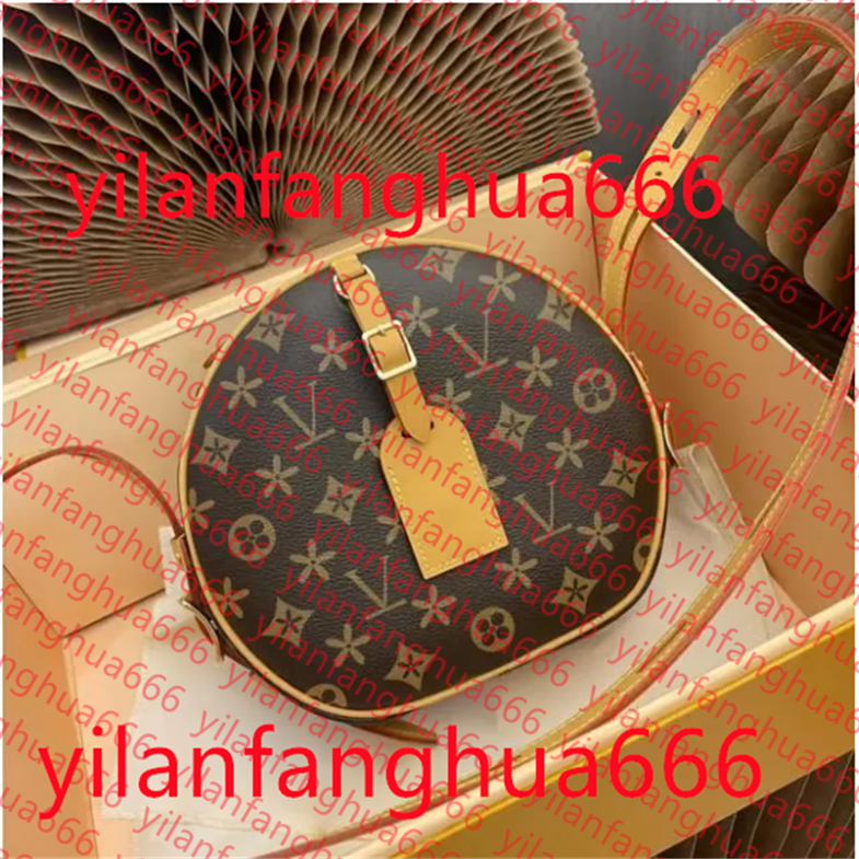 Luxury Designer Boite Chapeau Round Bag Cake Cowhide Shoulder Crossbody Bags Nano Handbags Clutchs Women Phone Camera Purses Makeup Bag Dhgate Shoulder Bags New