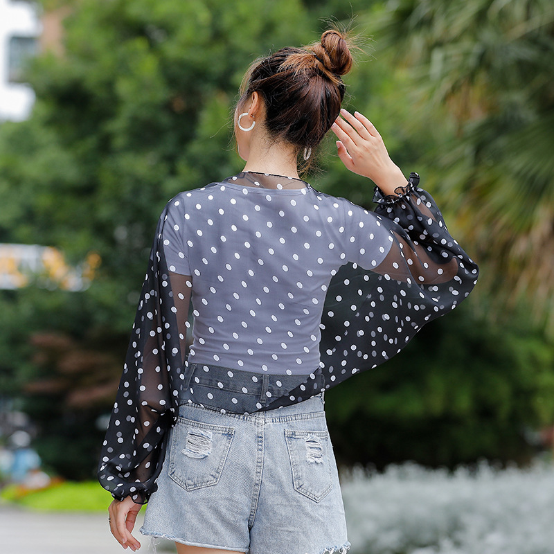 K809 Shawl summer sun protection outer wear Korean women's driving and cycling learning artifact chiffon versatile short thin small sleeves