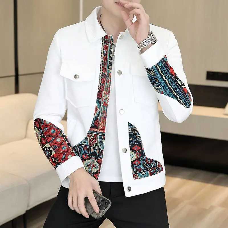 Spring Autumn KPOP Fashion Style Harajuku All Match Tops Loose Slim Fit Casual Lapel Outerwear Korean Style Long Sleeve Jackets W250524