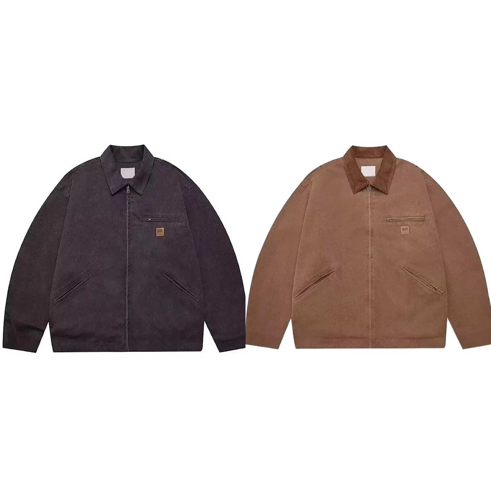 Harajuku 90s Bomber Jacket Men Woman Casual Zip Up Retro Cargo Jackets Y2k Spring Autumn Color Block Loose Baseball Outwear New W250524