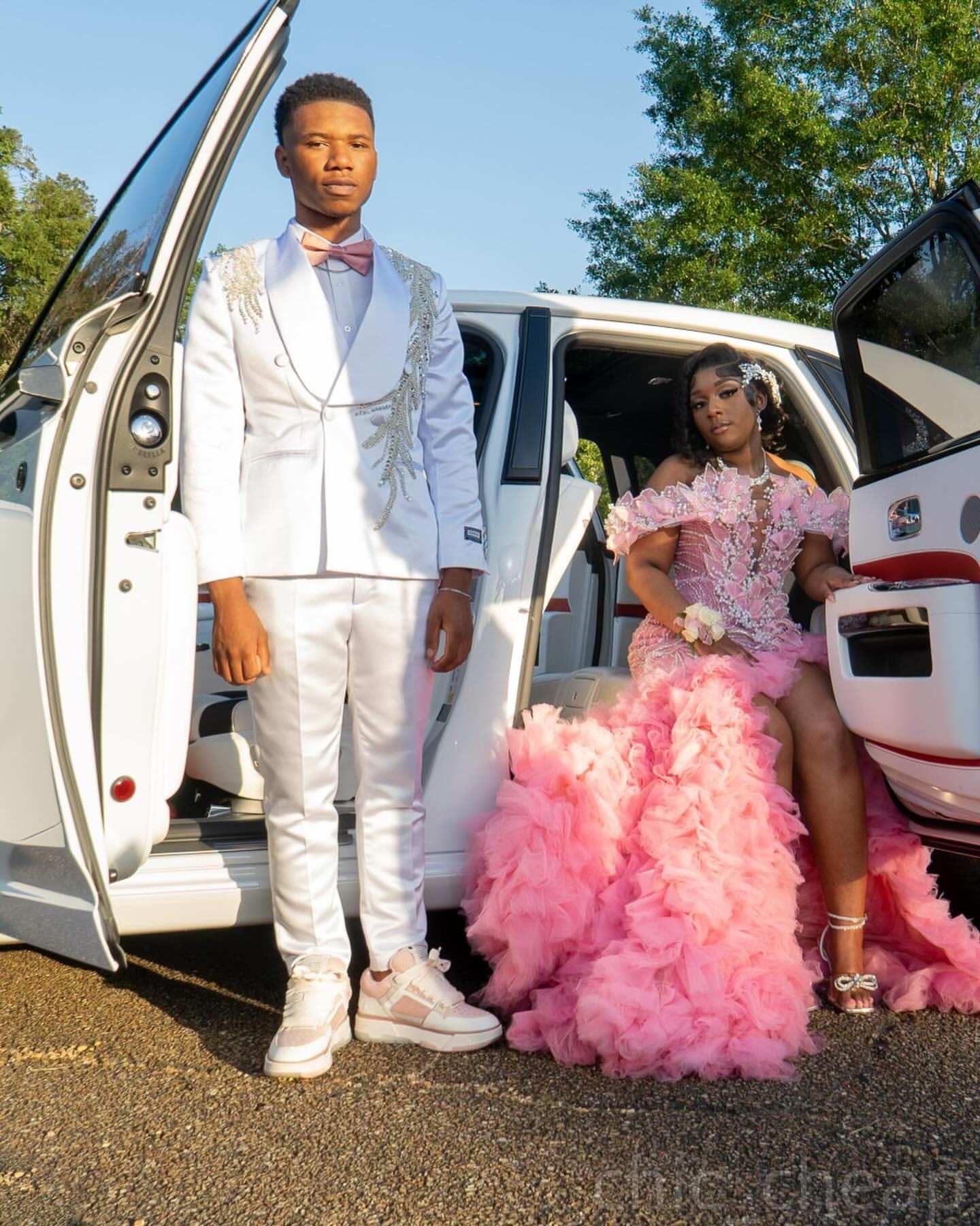 Pink Mermaid Prom Dresses 2025 Florals Pearls Tulle Tiers Luxurious Evening Formal Party Second Birthday Engagement Gowns Plus Size Dress For Special 