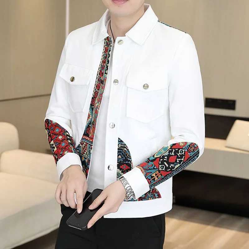 Spring Autumn KPOP Fashion Style Harajuku All Match Tops Loose Slim Fit Casual Lapel Outerwear Korean Style Long Sleeve Jackets W250524