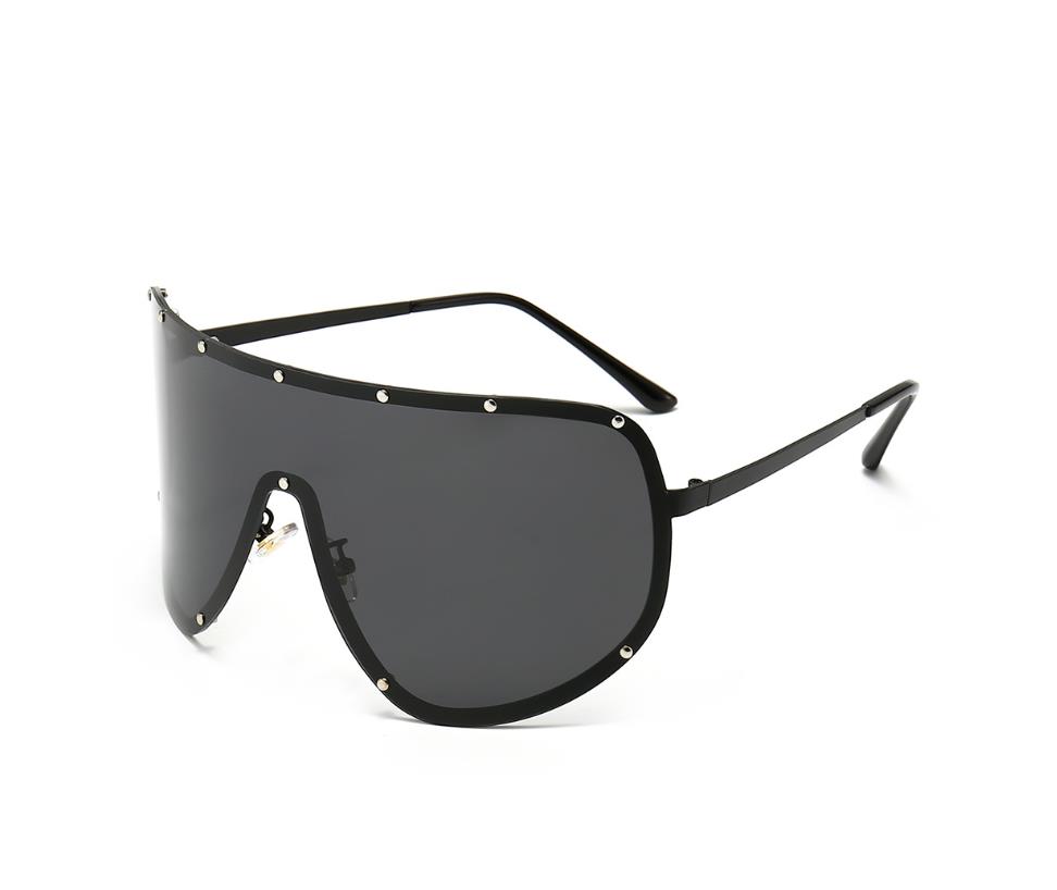 Designer Sunglasses For Women Men Fashion Big Sunglasses Luxury Polarized Lens Goggle Pilot PC Frame Oversized UV400 Eyewear Luxury Style Sunglasses A