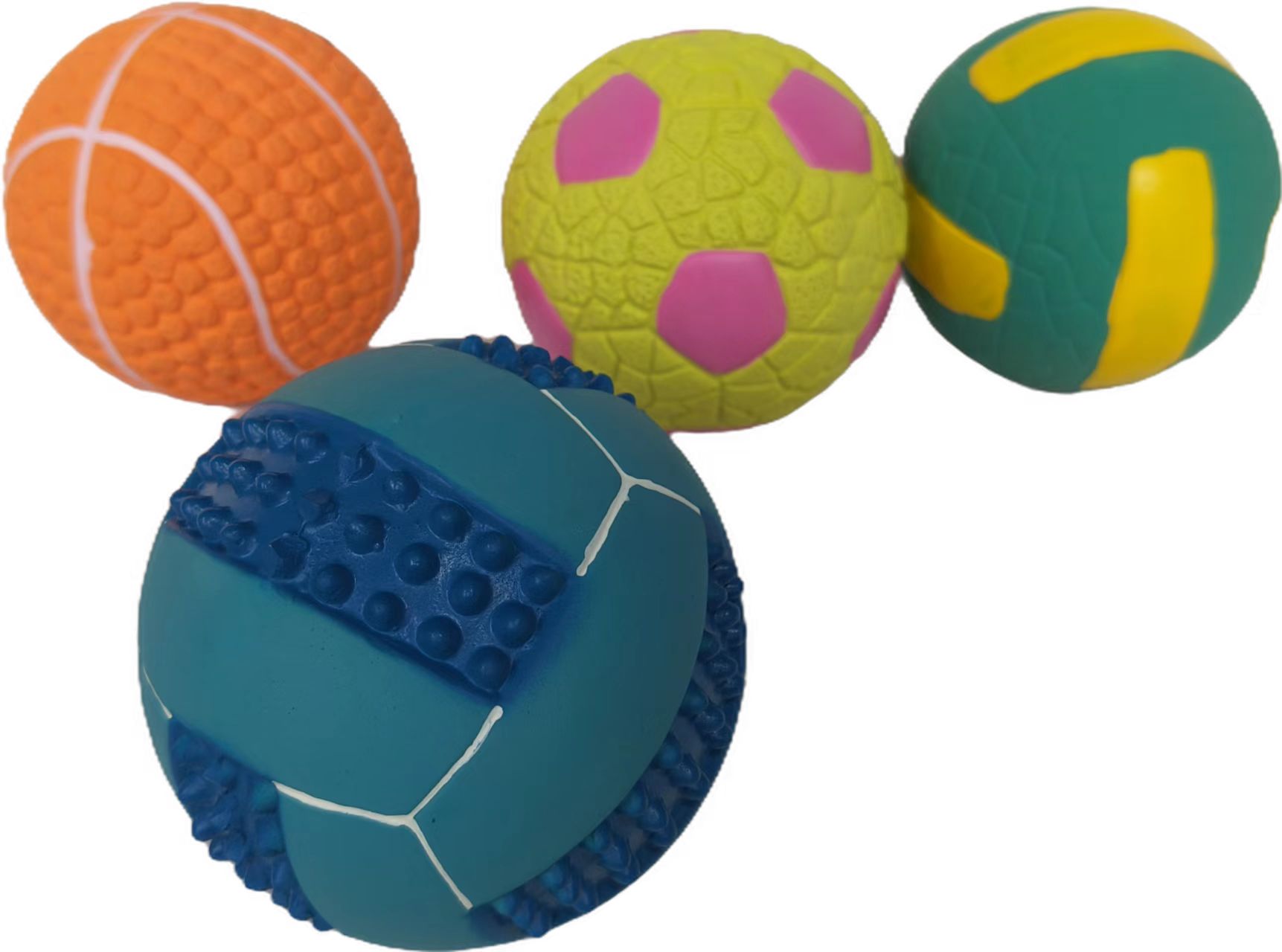 Squeaky Basketball Latex Dog Toys Wholesale New Sports Sustainable Dog Toys
