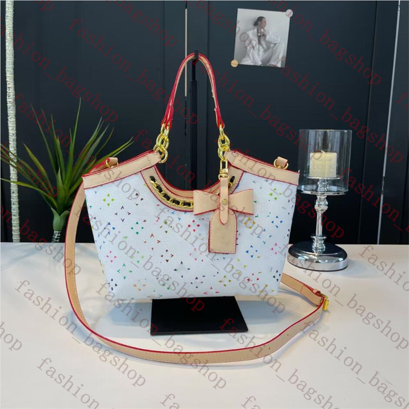 Designer tote bag women classic shoulder bag leather handbag purse multicolored Satchel shopping bag fashion designer bag totes One Shoulder Crossbody Bag