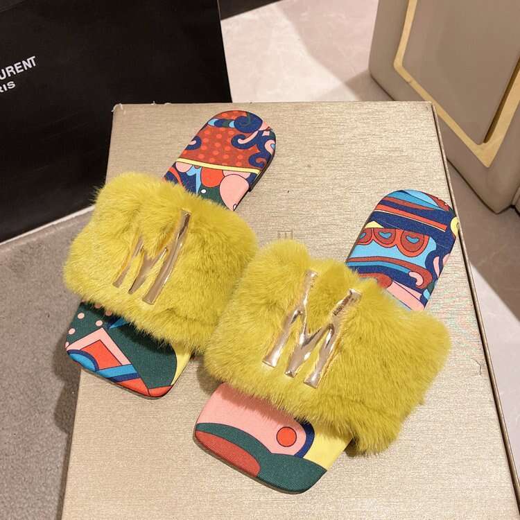 Large Size Slippers Women's Fashionable Sandals Colorful And Versatile Designer Sandals For External Wear Factory Free Shipping Wholesale Women&#