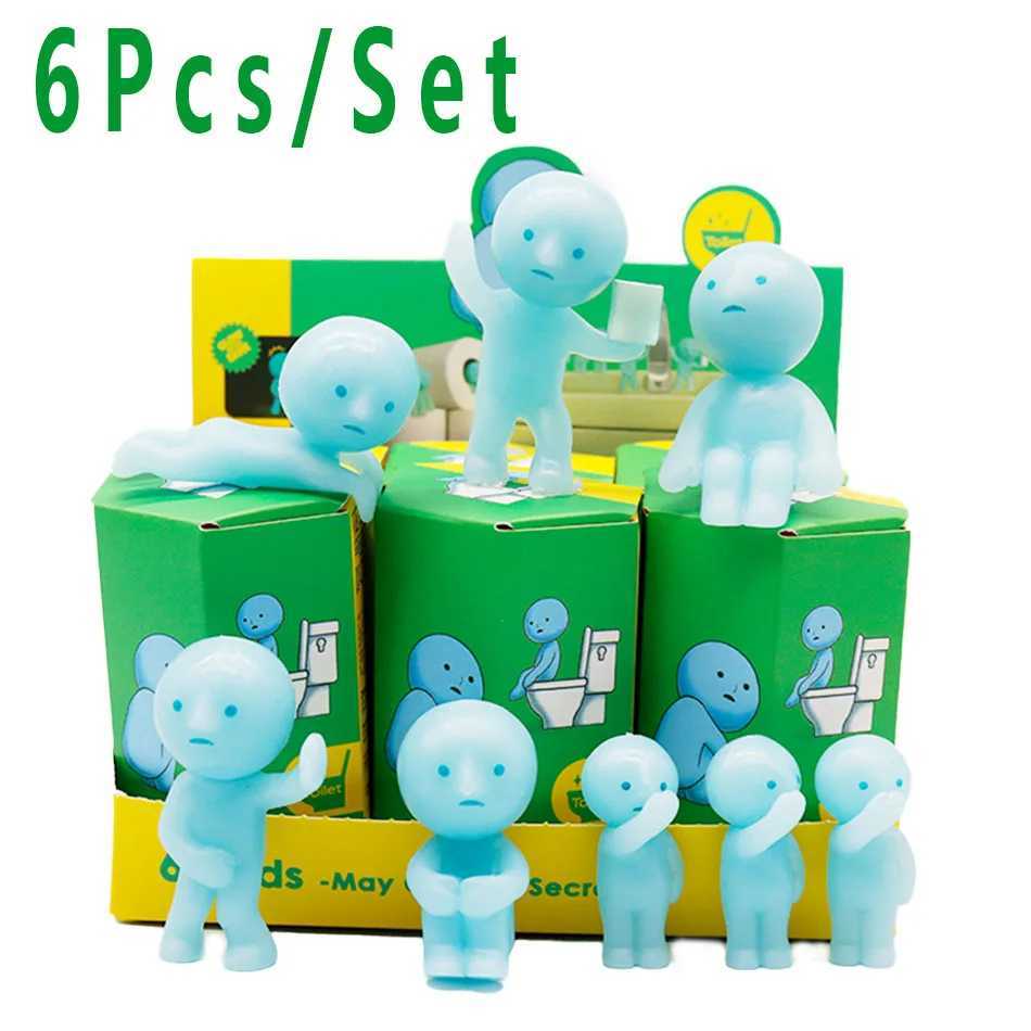 New SMISKI Blind Box Noctilucent Green Doll Mystery Box Action Figures Decoration Fans Children Christmas Birthday Gift Z250524