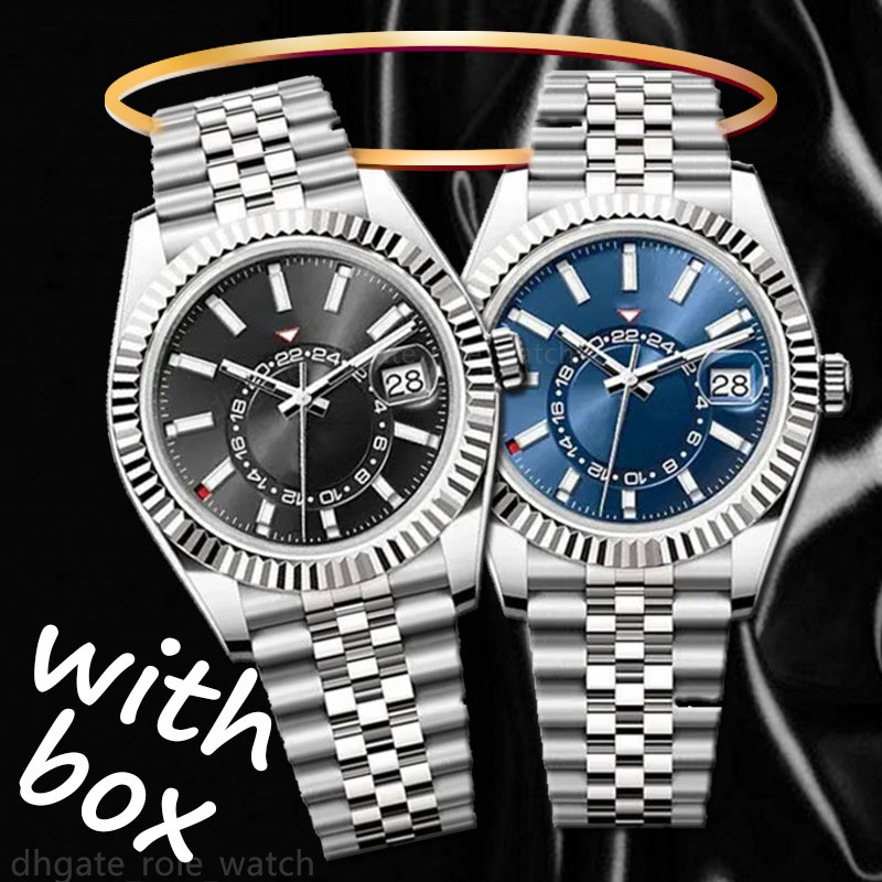 Men Designer Watch men watch 2813 movement Full function Sapphire glass Noctilucent Waterproof 72H Power Reserve watch