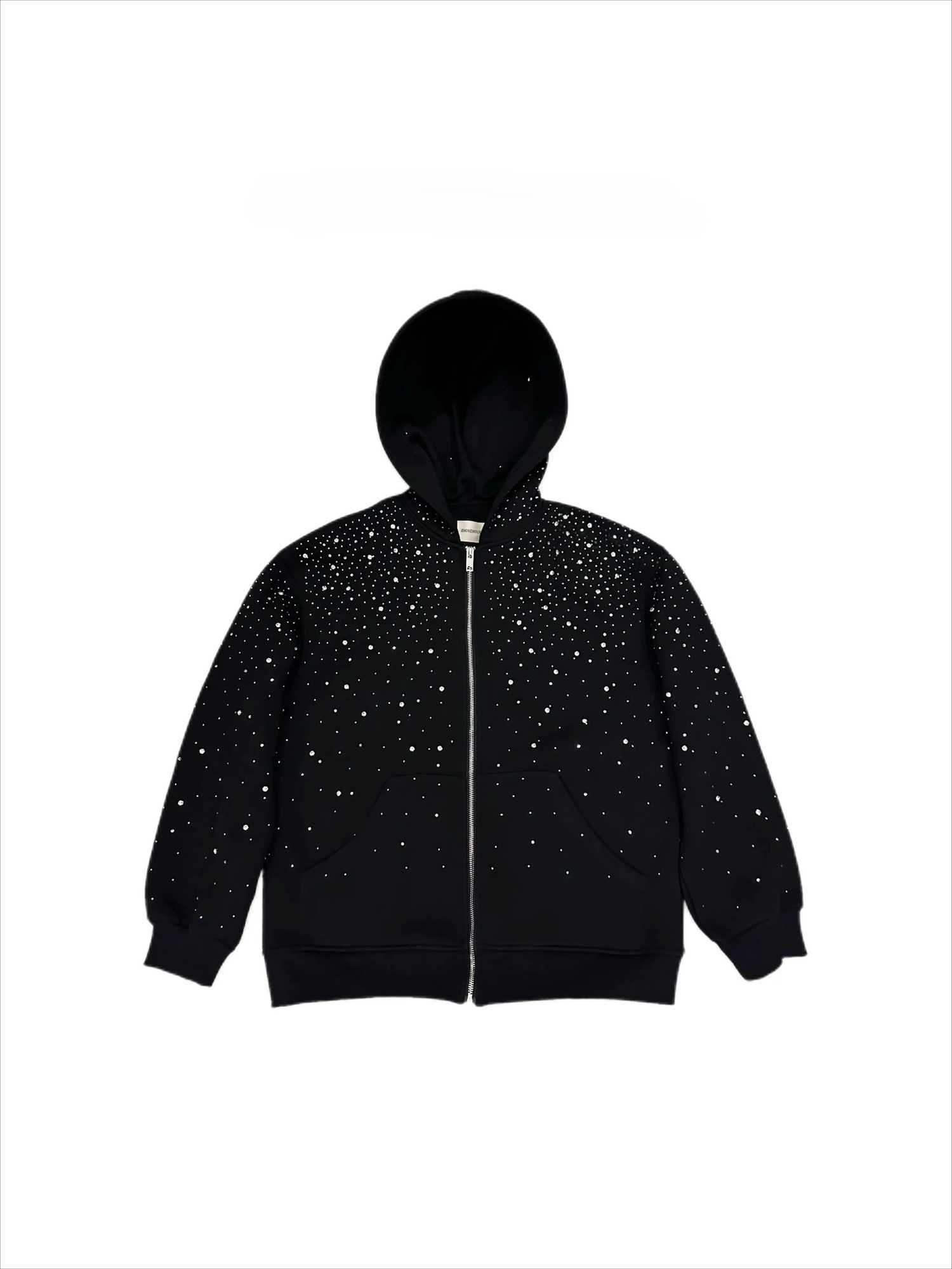 Mens and Womens Original 2025 Spring New Babysbreath Hot Diamond Jacket Chic Hooded Zipper Coats High-end Solid Color Jackets W250524