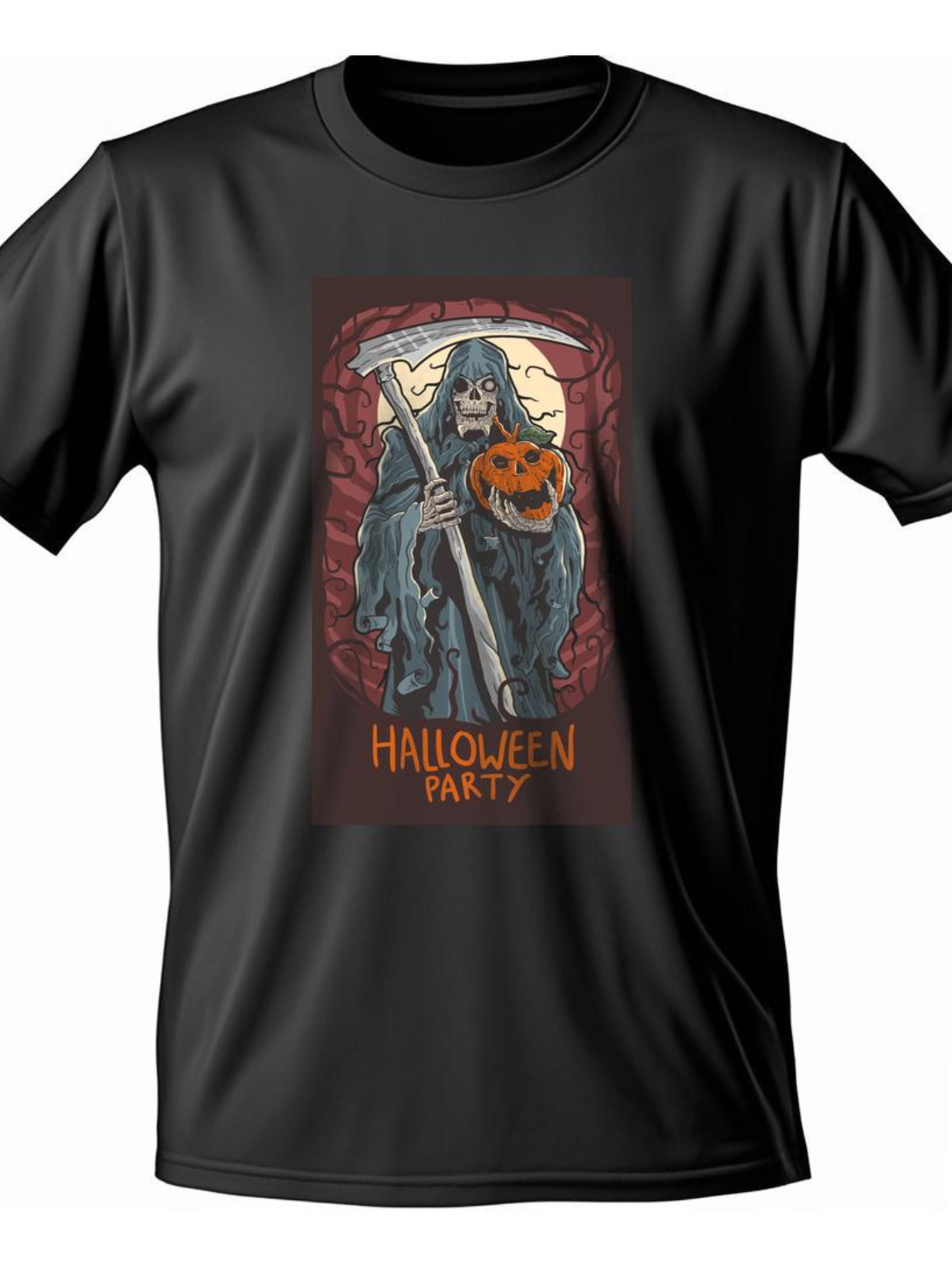Dongdumaoyi 180G Short Sleeve Graphics Men Round Collar S-3Xl White Black T Shirts Cotton Text Adult Halloween d879