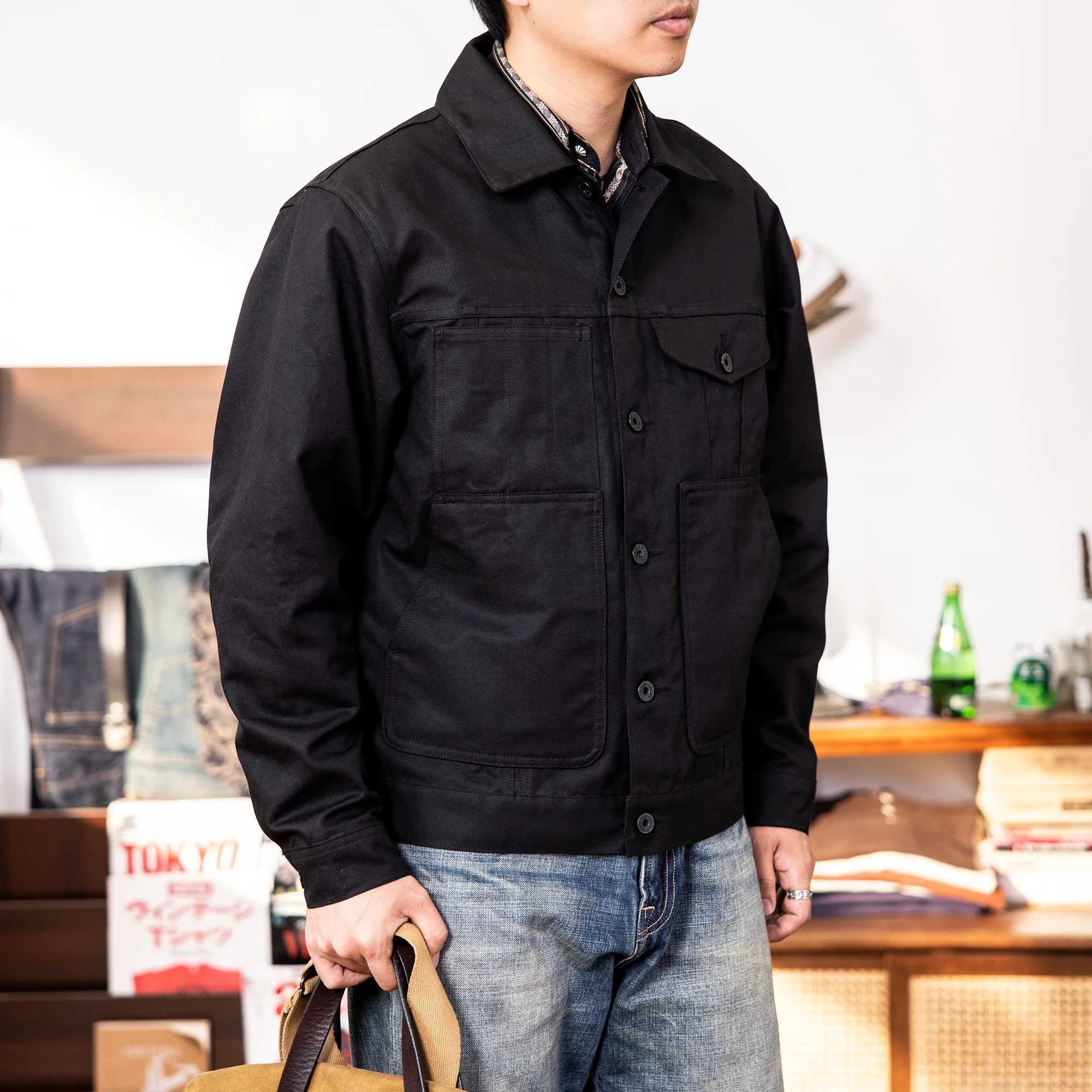 FS-0005 Red Tornado US Size Good Quality Cotton Canvas Wax Water Proof Jacket W250524