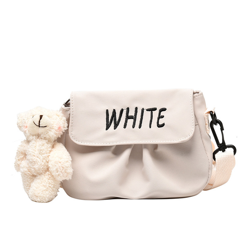Nylon shoulder women's fashionable printed letter crossbody bag multifunctional Korean version trend mobile wallet designer shoulder bag