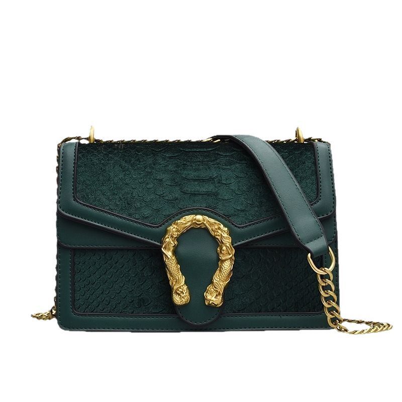 Luxury Brand Designer Bag Winter Chain 2022 New Trendy Women's Fashion Shoulder Korean Edition Instagram Crocodile Cross Body Bag
