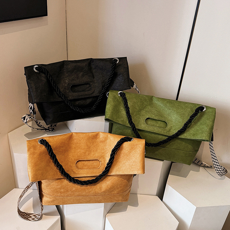 trend Women's colorful shoulder new cross-border commuting armpit handbag designer fashionable women's crossbody bag shoulder bag